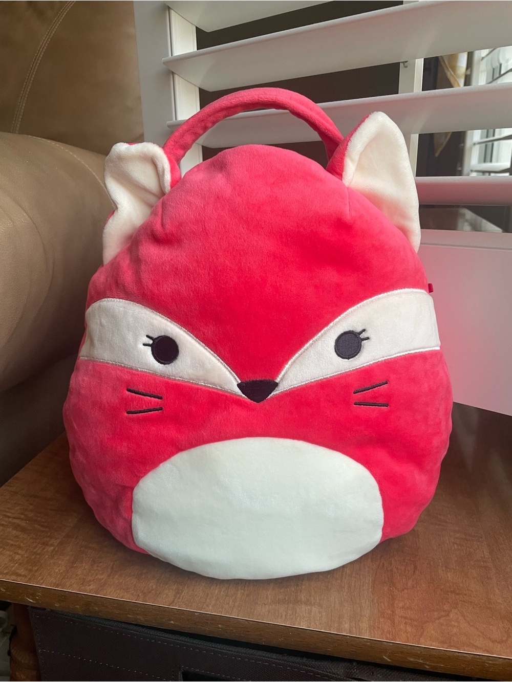 Squishmallows Fifi the Fox Halloween Plush Treat Pail Candy Bucket Bag 12"